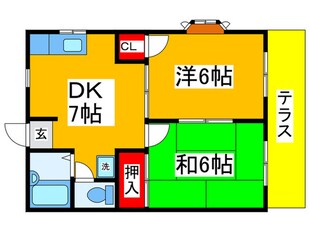 ブルーベルハイツの物件間取画像